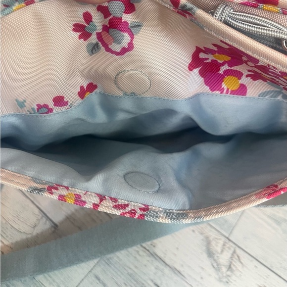 Vera Bradley Lighten Up Slim Breast Cancer Awareness Posies Pink Crossbody - Picture 8 of 12